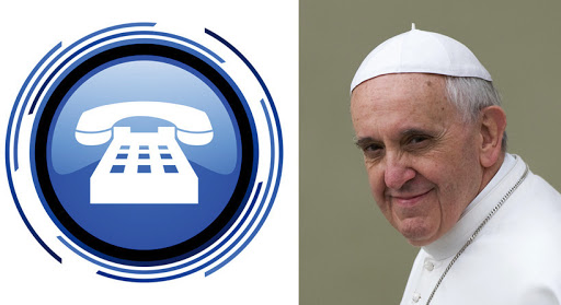 Pape François &#8211; téléphone