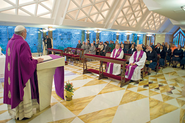 papa francesco a santa Marta 06-03-2014 &#8211; fr