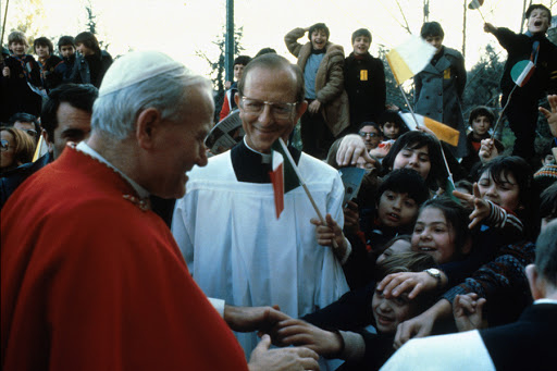 Blessed John Paul II with Fr Marcial Maciel &#8211; fr