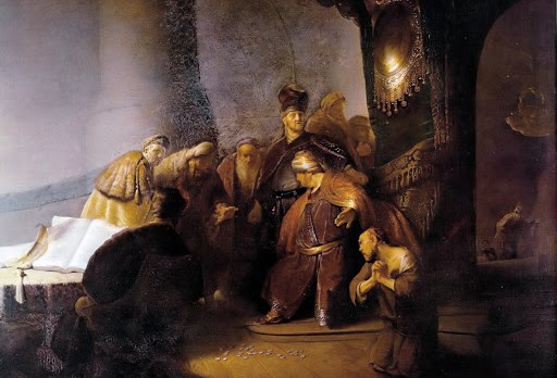 Judas rapportant 30 deniers par Rembrandt, 1629