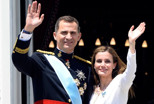 Spain&rsquo;s King Felipe VI and Spain&rsquo;s Queen Letizia &#8211; fr