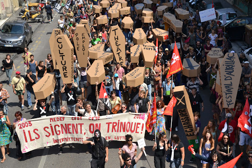 France/Marseille : manifestation des intermittents