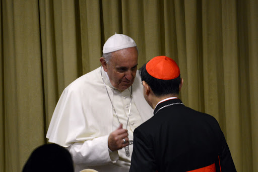 Pope Francis with Cardinal Tagle Synod &#8211; Sabrina Fusco &#8211; fr