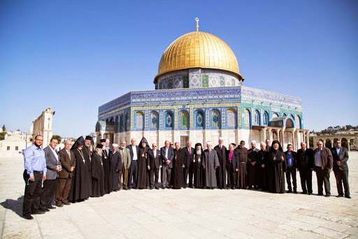 Visite clerge Jerusalem Al Aqsa