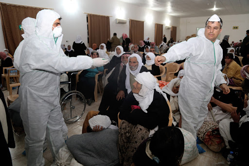 KIRKUK, IRAQ &#8211; JANUARY 17: Medical teams treat the Yazidis freed by Islamic State of Iraq and the Levant (ISIL) at Al-Tun Kopri health centre