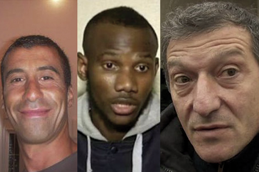 Ahmed Merabet, Michel Catalano, Lassana Bathily