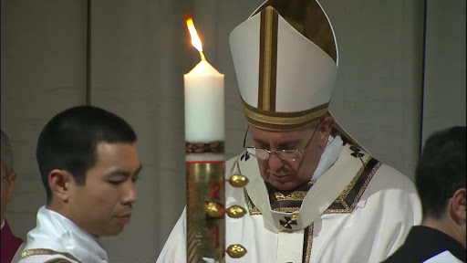 Picture &#8211; Pope Francis &#8211; Easter Mass &#8211; Screenshot © CTV / Aleteia &#8211; fr