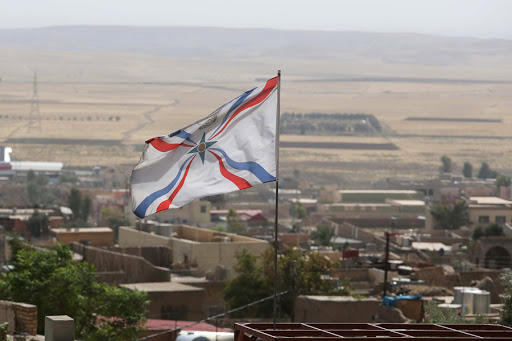 The Christian Assyrian flag &#8211; AFP &#8211; fr