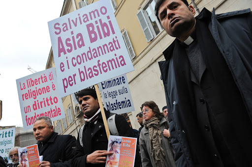 Manifestation pour la libération d&rsquo;Asia Bibi &#8211; fr
