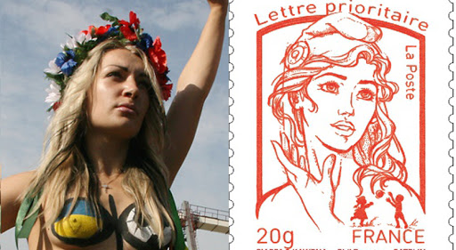Timbre Marianne &#8211; Femen