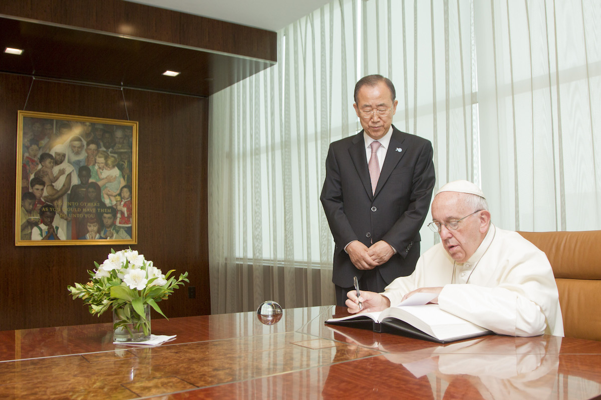 Visite de sa Sainteté le pape François aux Nations Unies