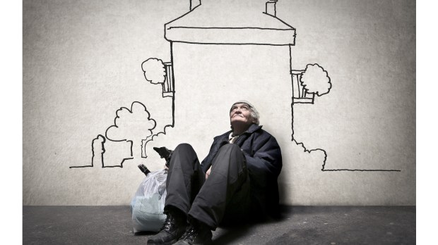 Homeless man &#8211; © Ollyy &#8211; Shutterstock_259238210
