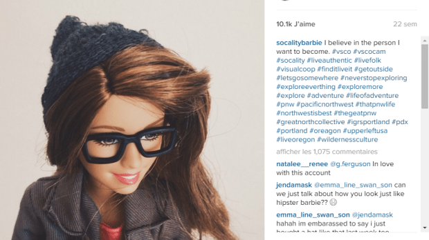 Barbie socialty, le compte parodique de Darby Cisneros &#8211; copie
