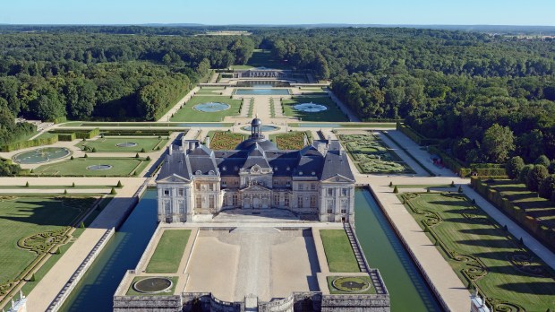 Vue aérienne des jardins du château de Vaux-le-Vicomte © Château de Vaux-le-Vicomte