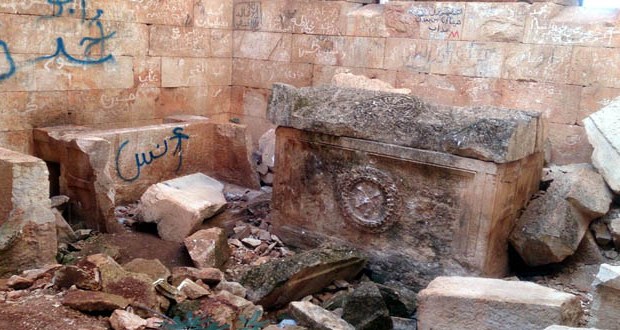 Terrorists destroy UNESCO World Heritage site of al-Bara, northern Syria 00