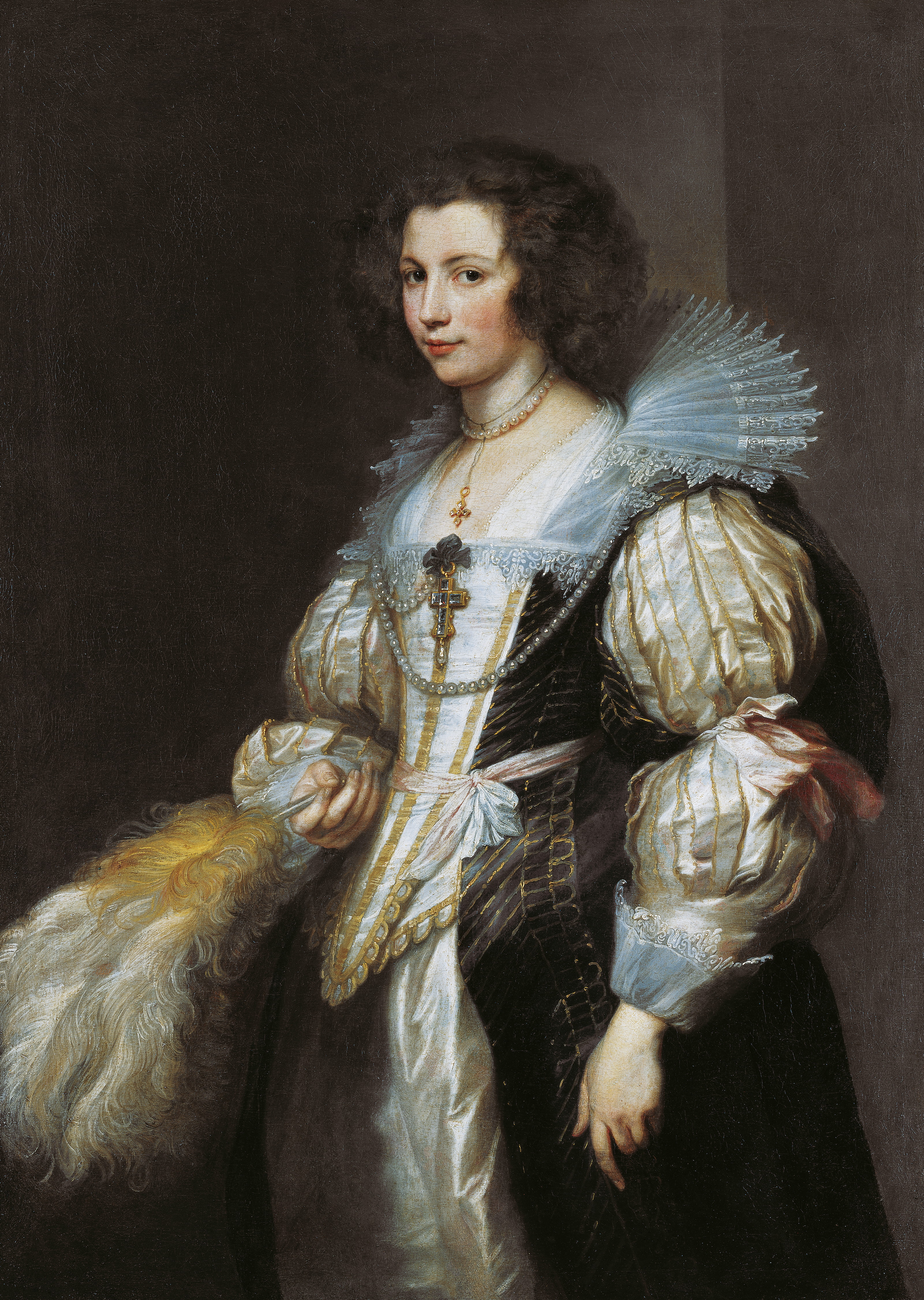 Antonis van Dyck – Portrait de Maria de Tassis (1611-1638) – vers 1629/30 – Huile sur toile – 129 x 92,8 cm – Liechtenstein. The Princely Collections, Vaduz–Vienna