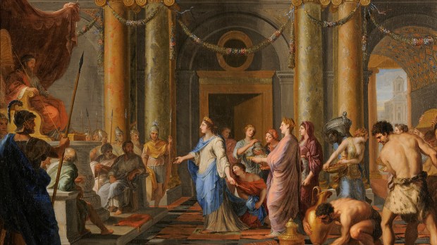« Salomon recevant la reine de Saba » de Jacques Stella