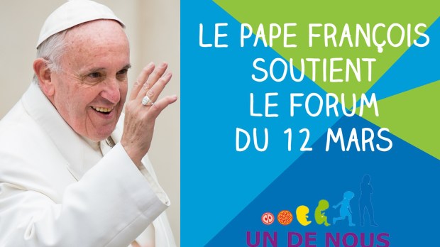 Le Pape François soutient le forum du 12 Mars