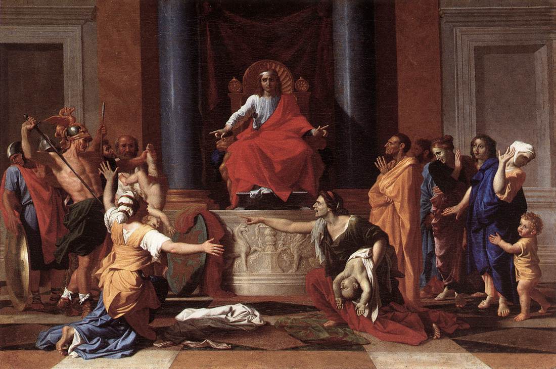 Nicolas Poussin Le Jugement de Salomon (c) Wikimedia Commons