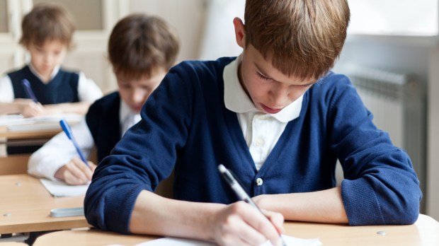 WEB BOYS SCHOOL PEN WRITE © Rim Dream Shutterstock