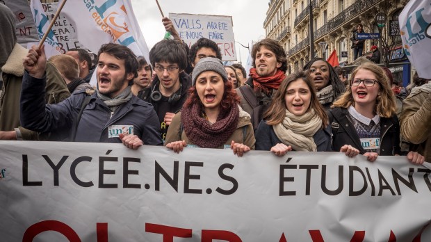 Anti-labor reform protest in Paris