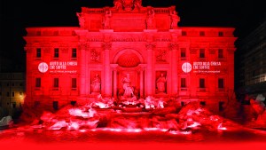 Fontana di Trevi – Event for the martyrs