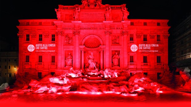 Fontana di Trevi &#8211; Event for the martyrs