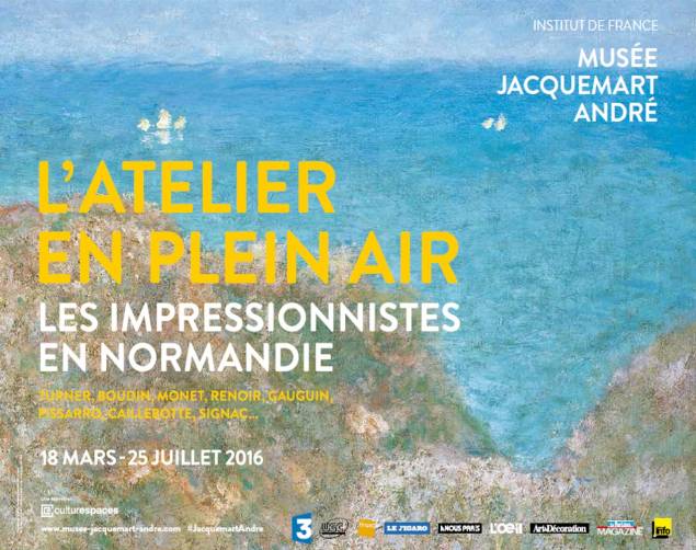 Exposition de L'Atelier en plein air, les impressionnistes en Normandie jusqu'au 25 juillet 2016. © Musée Jacquemart-André