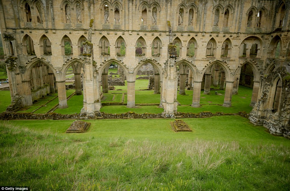 Cistercian Monks Return To The Ruins Of Rievaulx Abbey