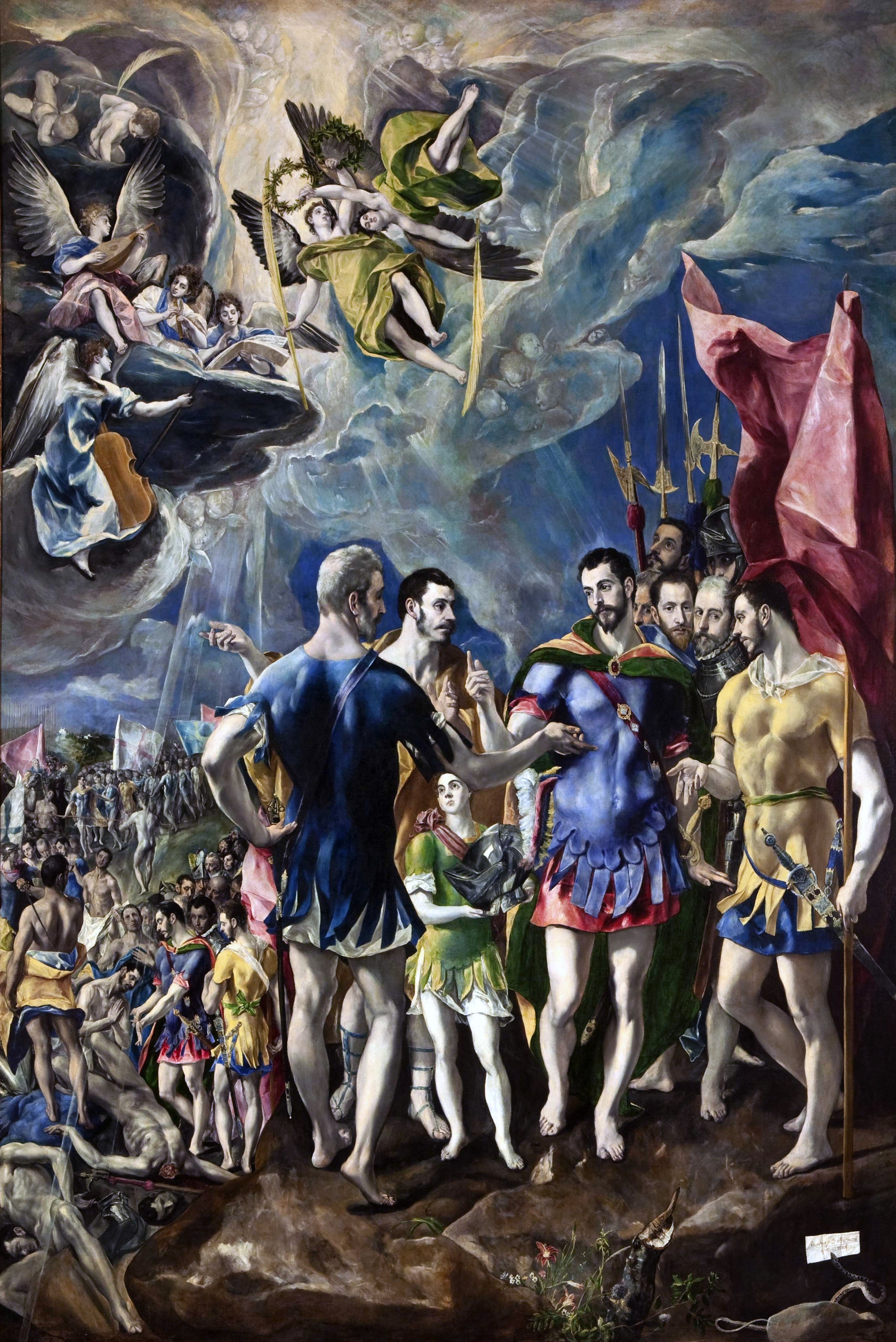 El Greco (1541-1614), Le martyre de saint Maurice, 1580-1582, huile sur toile, 140 x 110 cm, Escorial, Monastère San Lorenzo © DR