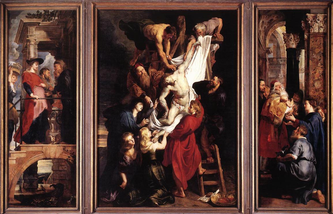 Pierre Paul Rubens (1577-1640), La descente de la Croix, huile sur toile, 420 x 320 cm, Anvers, Cathédrale Notre-Dame © DR