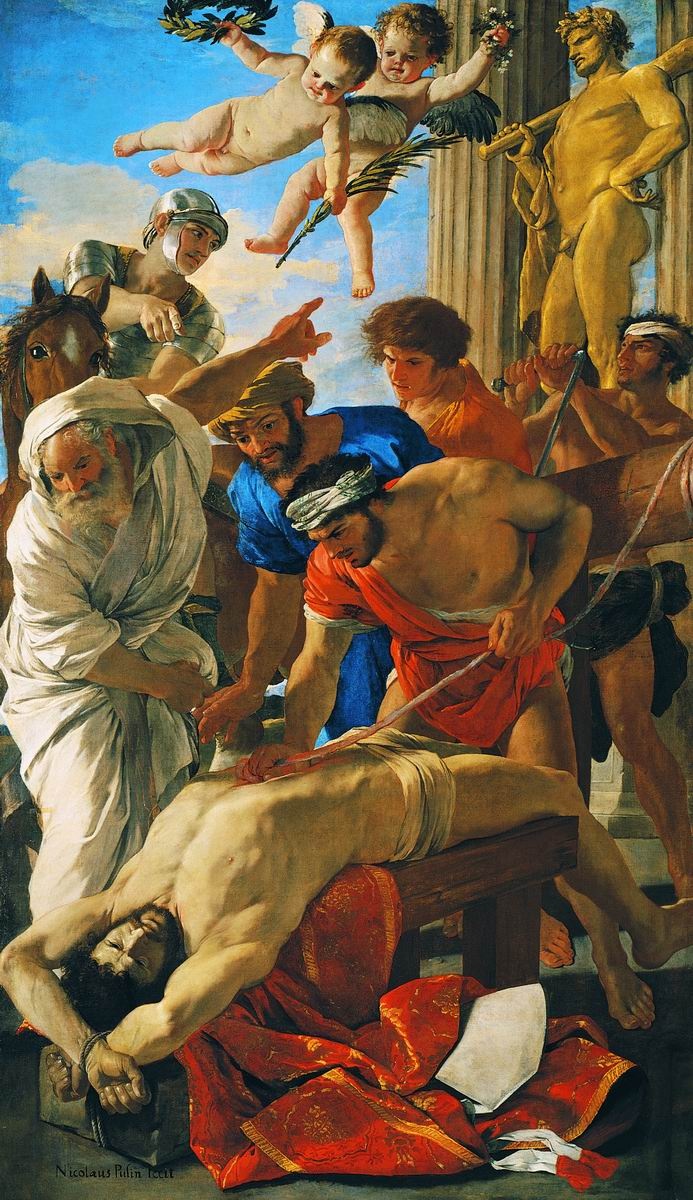 Nicolas Poussin (1594-1665), Le martyre de saint Erasme, huile sur toile. 320 x 186 cm, Rome, Pinacothèque du Vatican © Pinacothèque du Vatican 