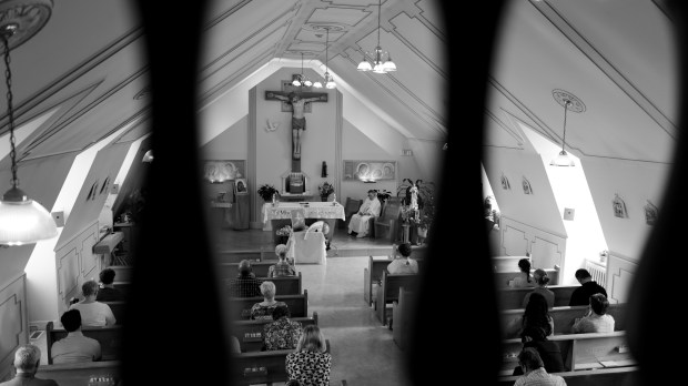 Messe lors d&rsquo;une agapethérapie au Cénacle à Cacouna (Canada) ©Sabine de Rozieres &#8211; 1