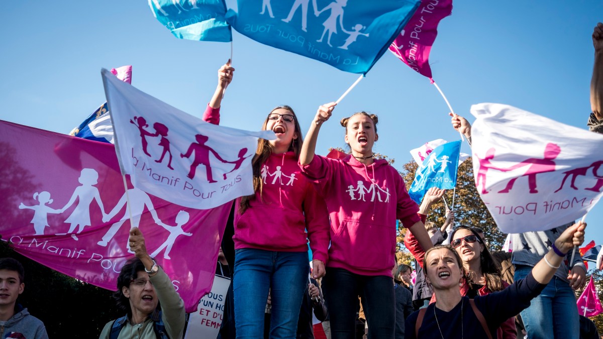 La Manif pour tous – demo in Paris