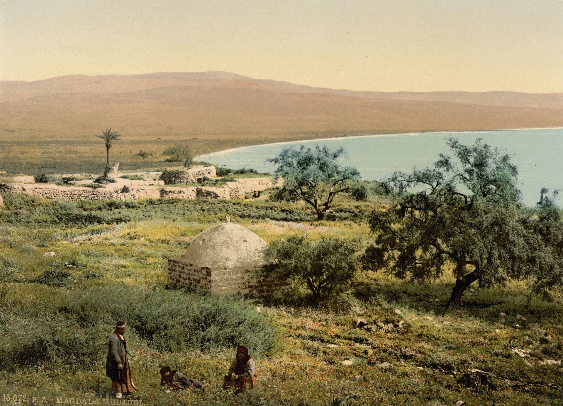 Vue de la ville de Migdal vers 1900 © Wikipedia
