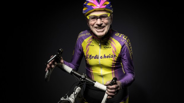 FRANCE-CYCLING-TRACK-WORLD-RECORD-CENTENARIAN-PORTRAIT