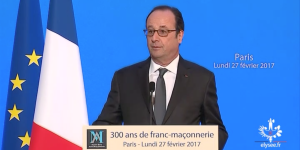 Quand François Hollande fait l’éloge de la franc-maçonnerie