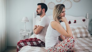 Couple qui fait la tête