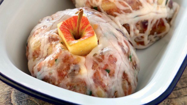 Caillettes de veau aux trognons de pomme