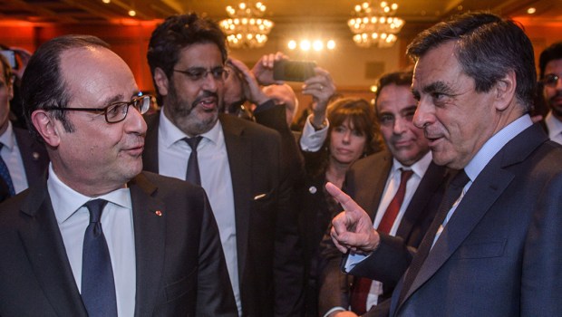 François Hollande et François Fillon