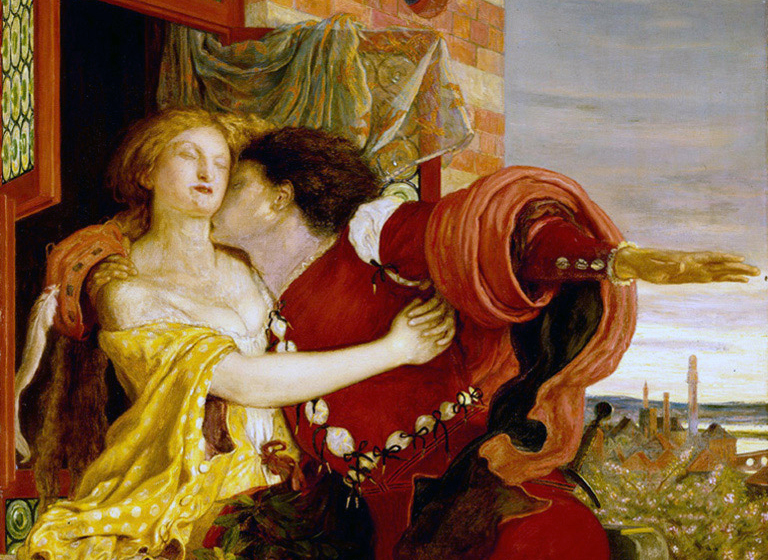 "Roméo et Juliette" par Ford Madox Brown (1870). © Wikimedia
