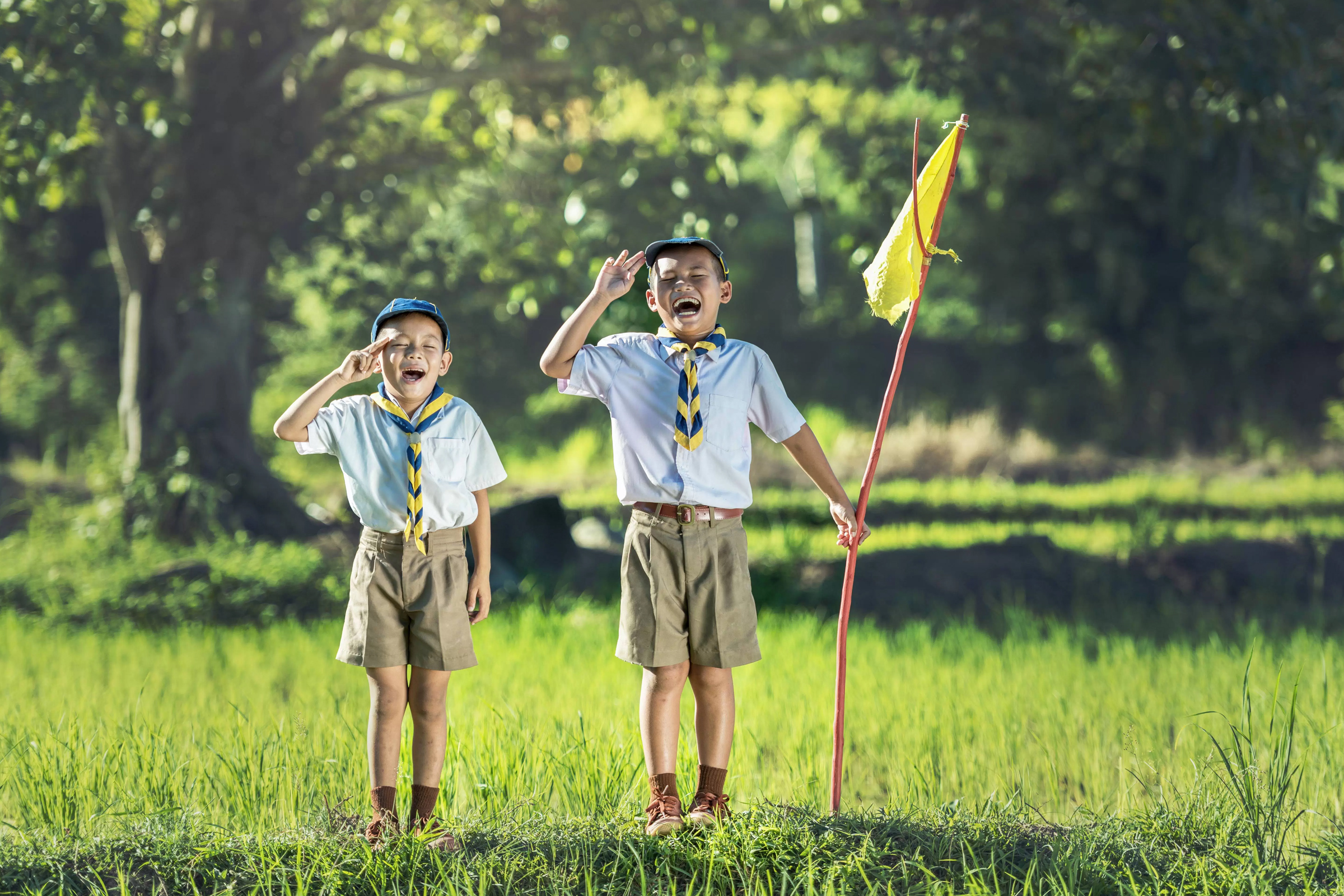 WEB SCOUT BOYS LAUGHING ©SasinTipchai-Shutterstock