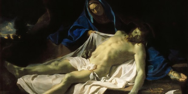 La Pieta de Charles Le Brun, entre 1643 et 1645, huile sur toile, Musée du Louvre © Wikimedia