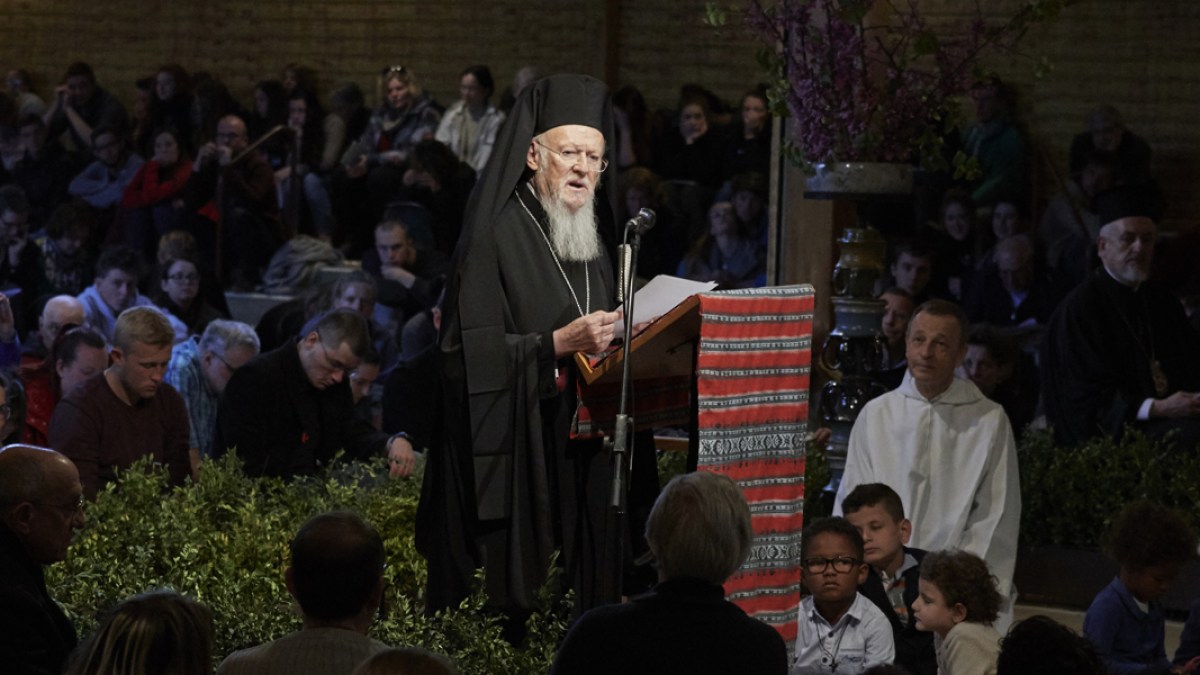 Bartholomée Ier à Taizé, 25 avril 2017