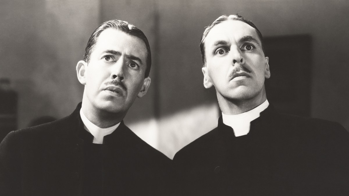 web priests black white surprise Everett Collection:Shutterstock