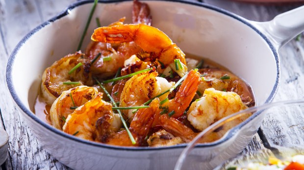 Crevettes Sautées au Piment