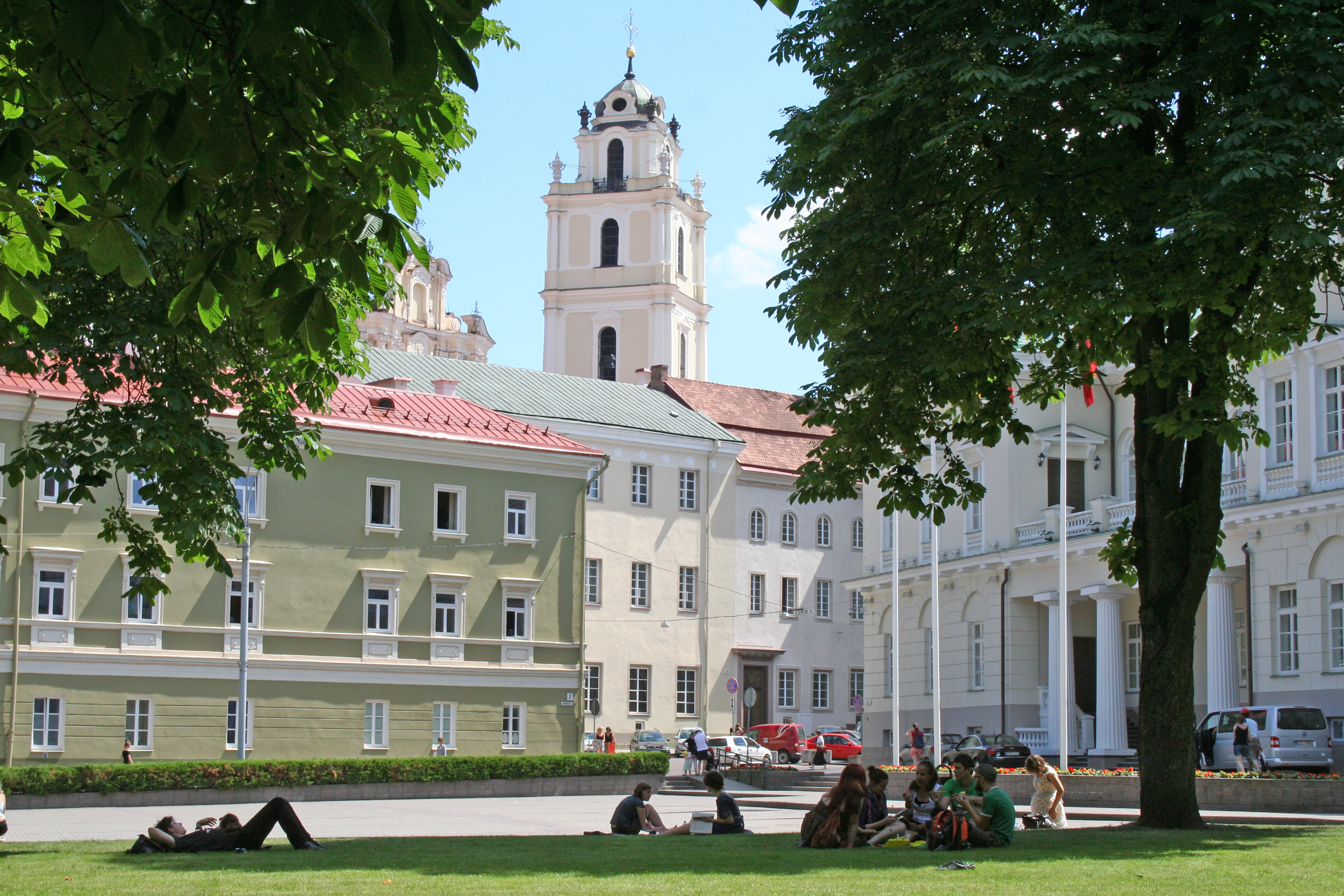 Daukantas square near Vilnius University