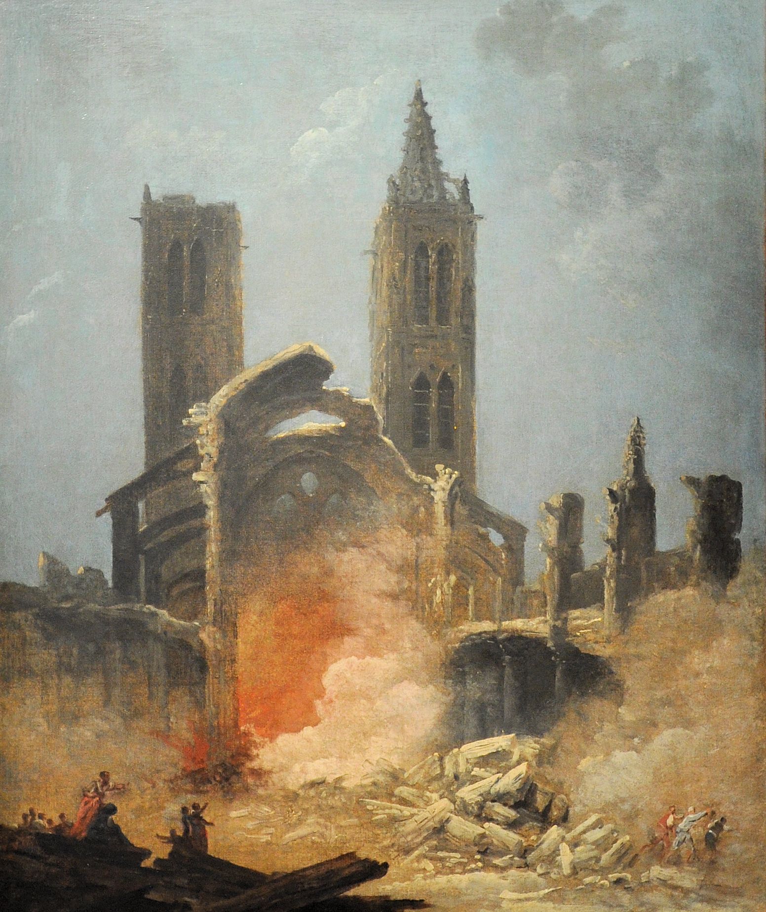 DEMOILITION DE L'EGLISE SAINT JEAN EN GREVE