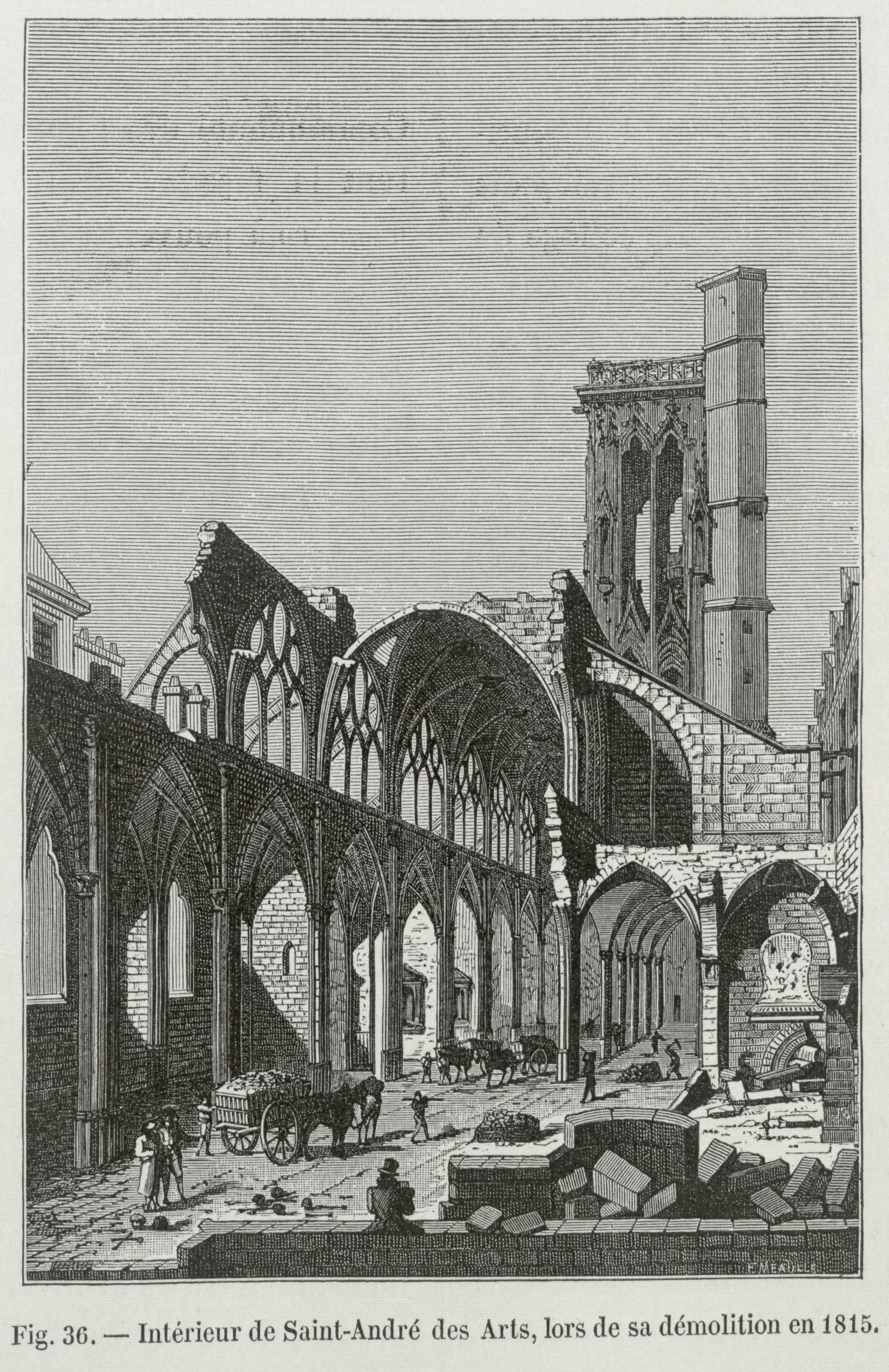 Intérieur_de_Saint-André_des_Arts,_lors_de_sa_démolition_en_1815(1)