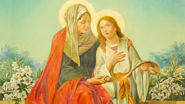 SAINTE ANNE ET LA VIERGE MARIE